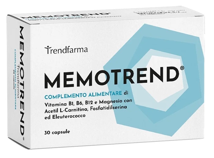 Memotrend Nahrungsergänzungsmittel für Gedächtnis und Konzentration, 30 Kapseln