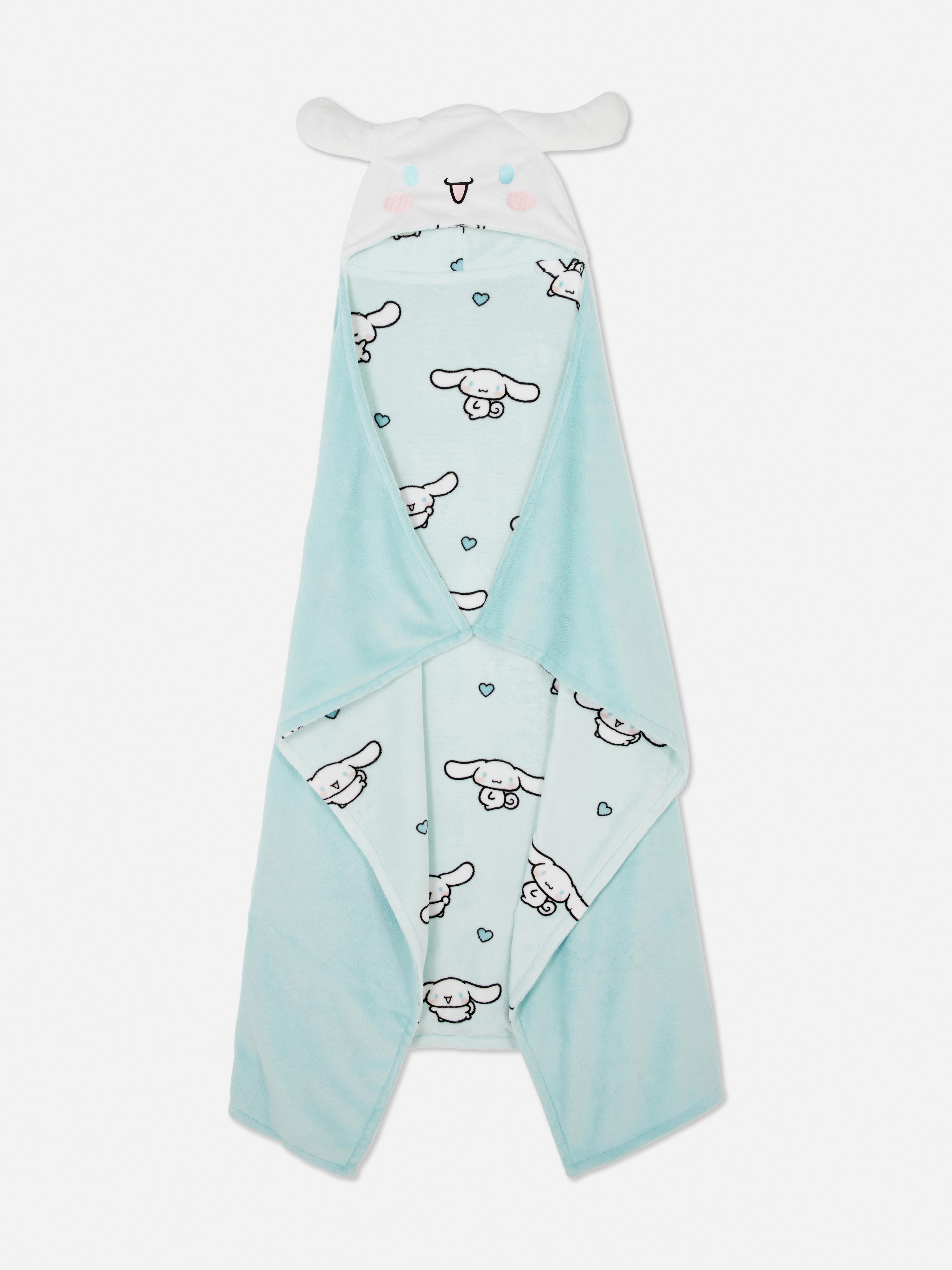 Pătură cu glugă Hello Kitty Cinnamoroll O pătură cu glugă cu un design Cinnamoroll