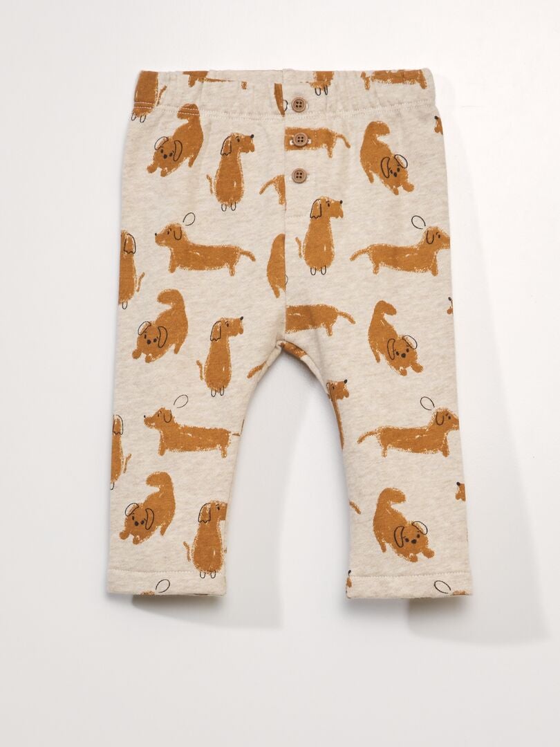 Leggings largos - BEIGE