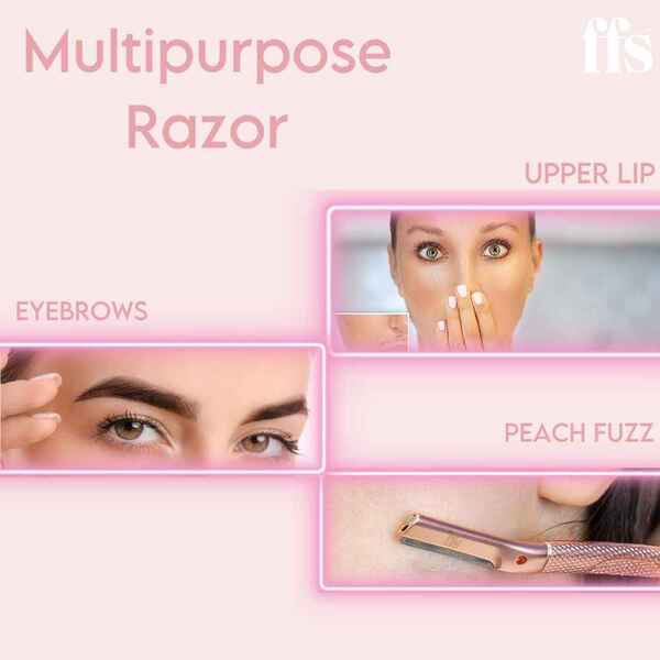 Startovací sada pro dermaplaning FFS Beauty - plameňákově růžová