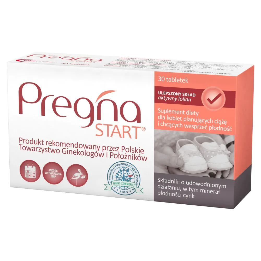 Pregna Start, Suplement diety dla kobiet planujących ciążę, Tabletki