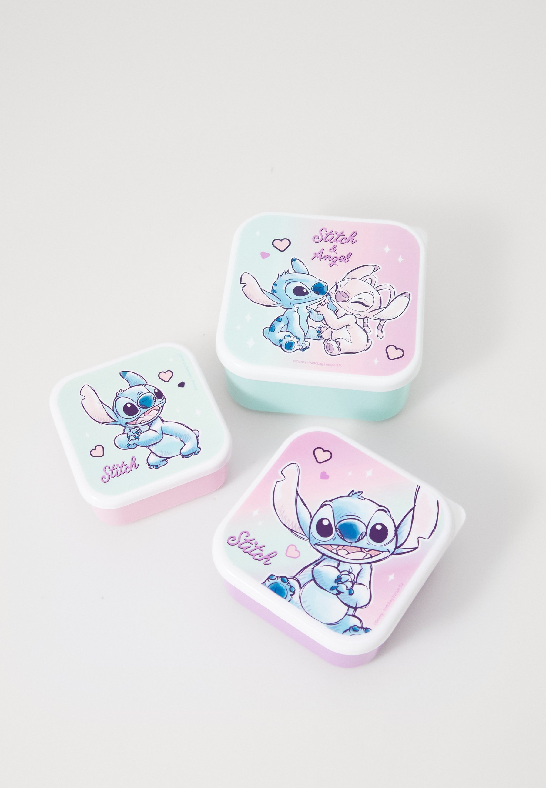 Zestaw obiadowy Kidzroom STITCH UNISEX - Pudełko na lunch - fioletowe