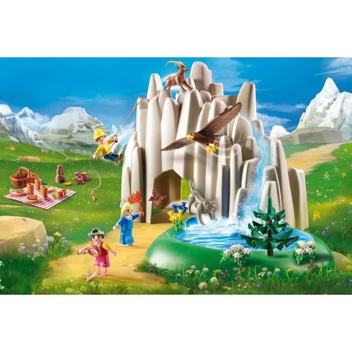 Kit de jeu - PLAYMOBIL - 70254,512 - Heidi, Peter et Clara - 3 personnages - Multicolore