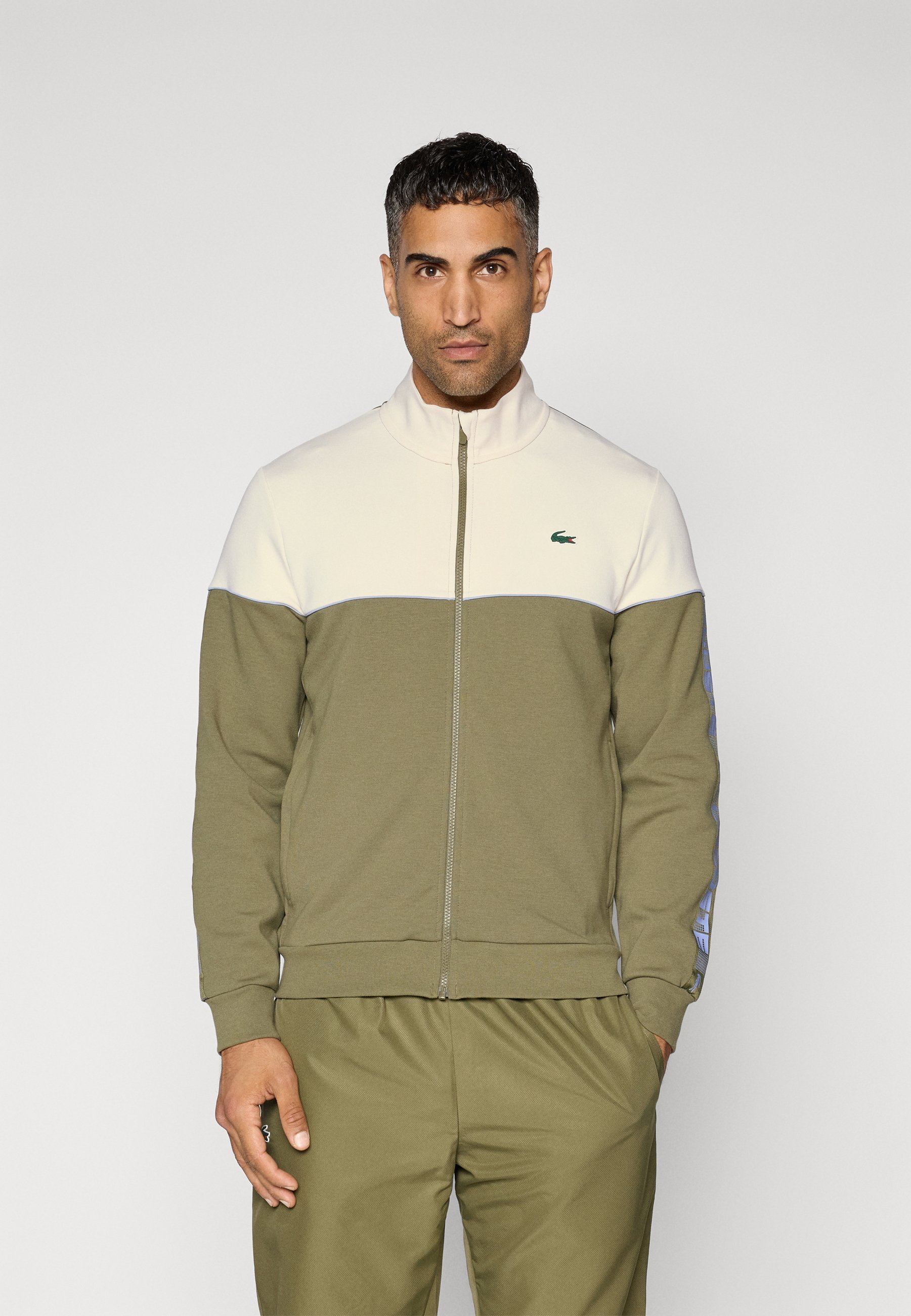 Giacca da tennis Lacoste Sport - Felpa con zip - verde oliva/laplandia