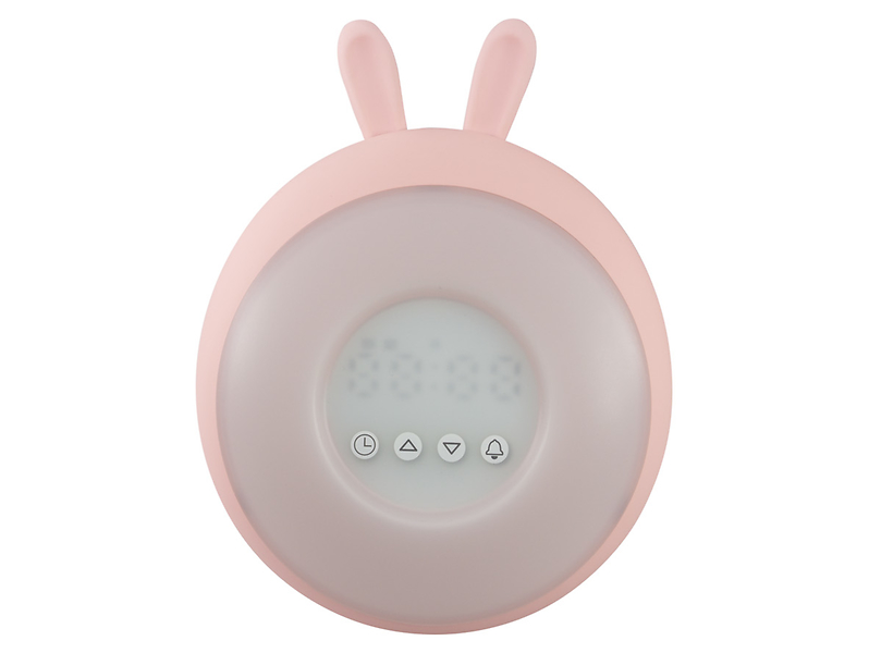 Lampka-budzik Mary's Królik LED różowa