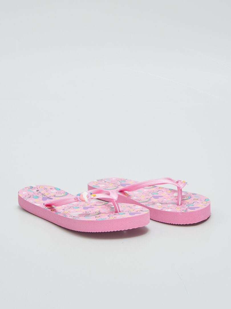 Chanclas de unicornio - ROSA