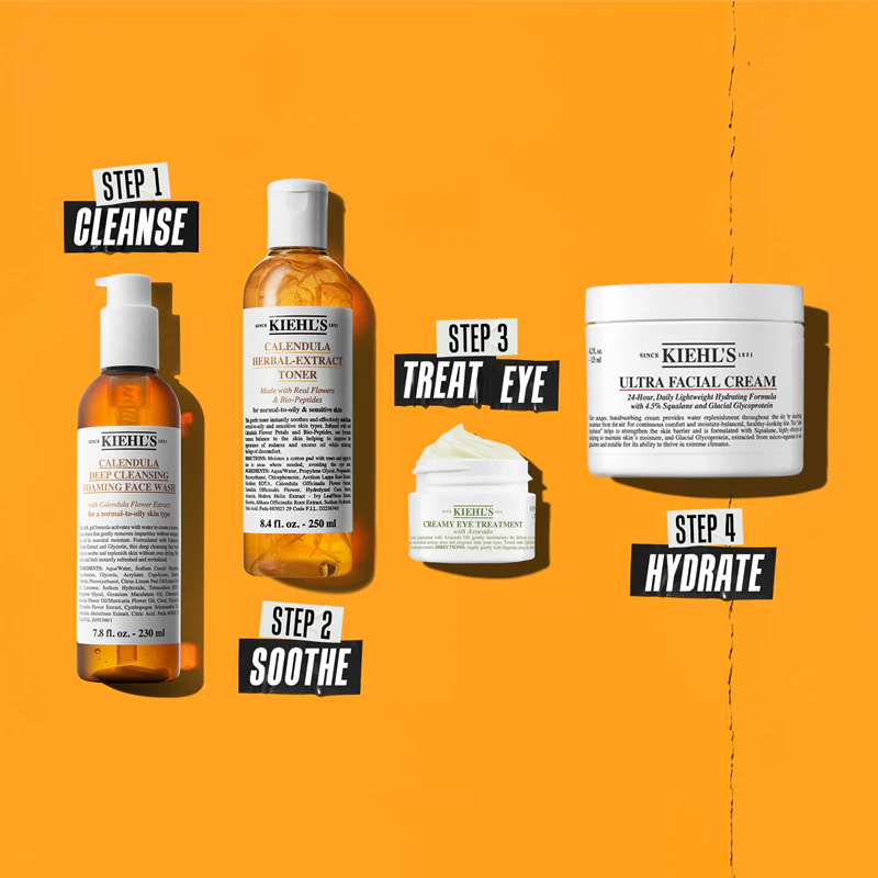 Tônico Facial Kiehl's com Extrato de Calêndula e Ervas, Sem Álcool
