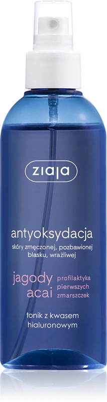 Ziaja tonik z acai jagodami in hialuronsko kislino