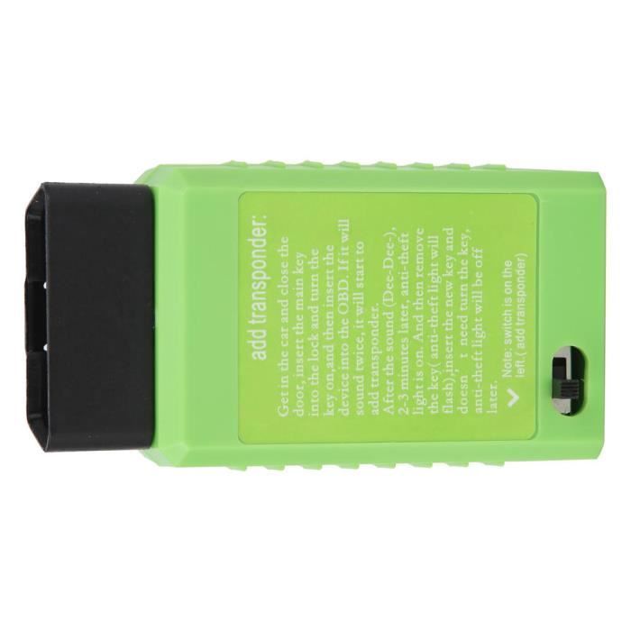 Dispositivo de programación de llaves - Fdit - Chip G/H - Verde - Universal - OBD