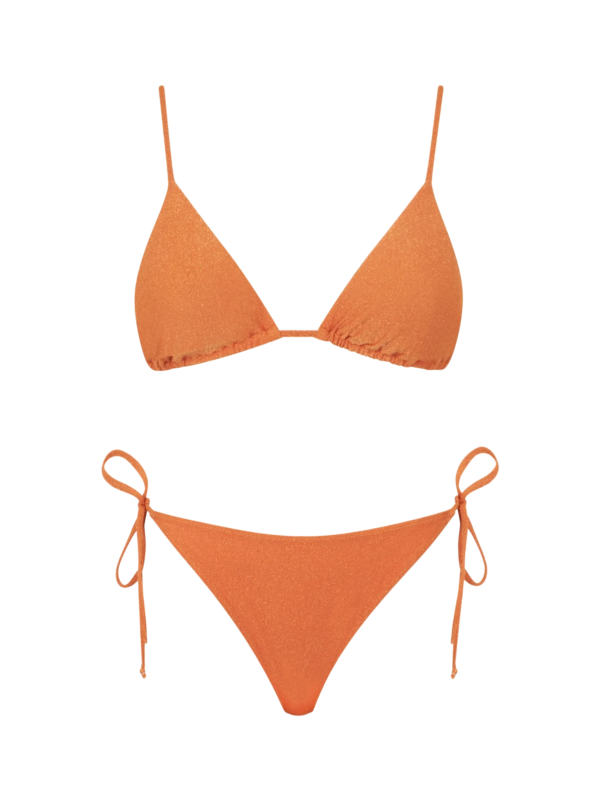 Bikini da donna a triangolo lurex