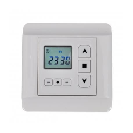 Programmable clock - Roller shutter - White - Indoor - 80 x 80 x 45 mm