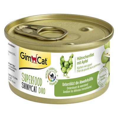 GimCat Superfood ShinyCat Duo 6 x 70 g