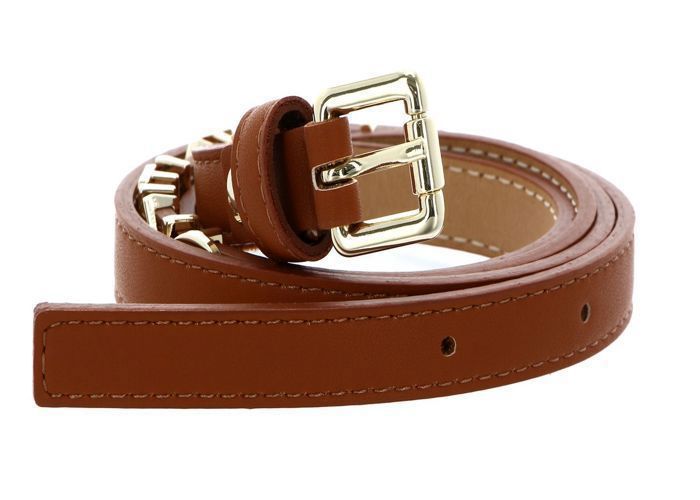 VALENTINO Bruin-beige riem voor dames - Emma Winterriem Cuoio / Oro 120398