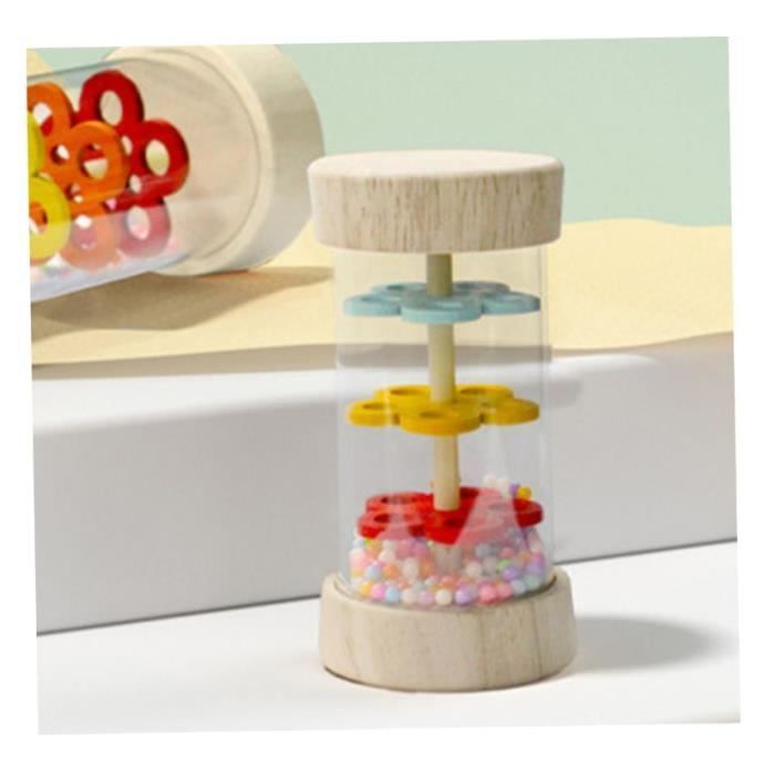 Instrumentos musicales para la educación infantil temprana, juguete para hacer llover para niños, juguetes musicales para niños pequeños, juguete