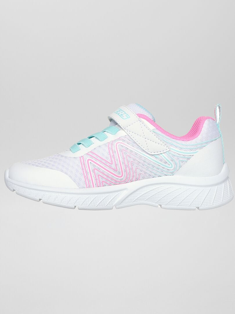 Tênis 'Skechers Microspec Plus - Swirl Sweet' - branco