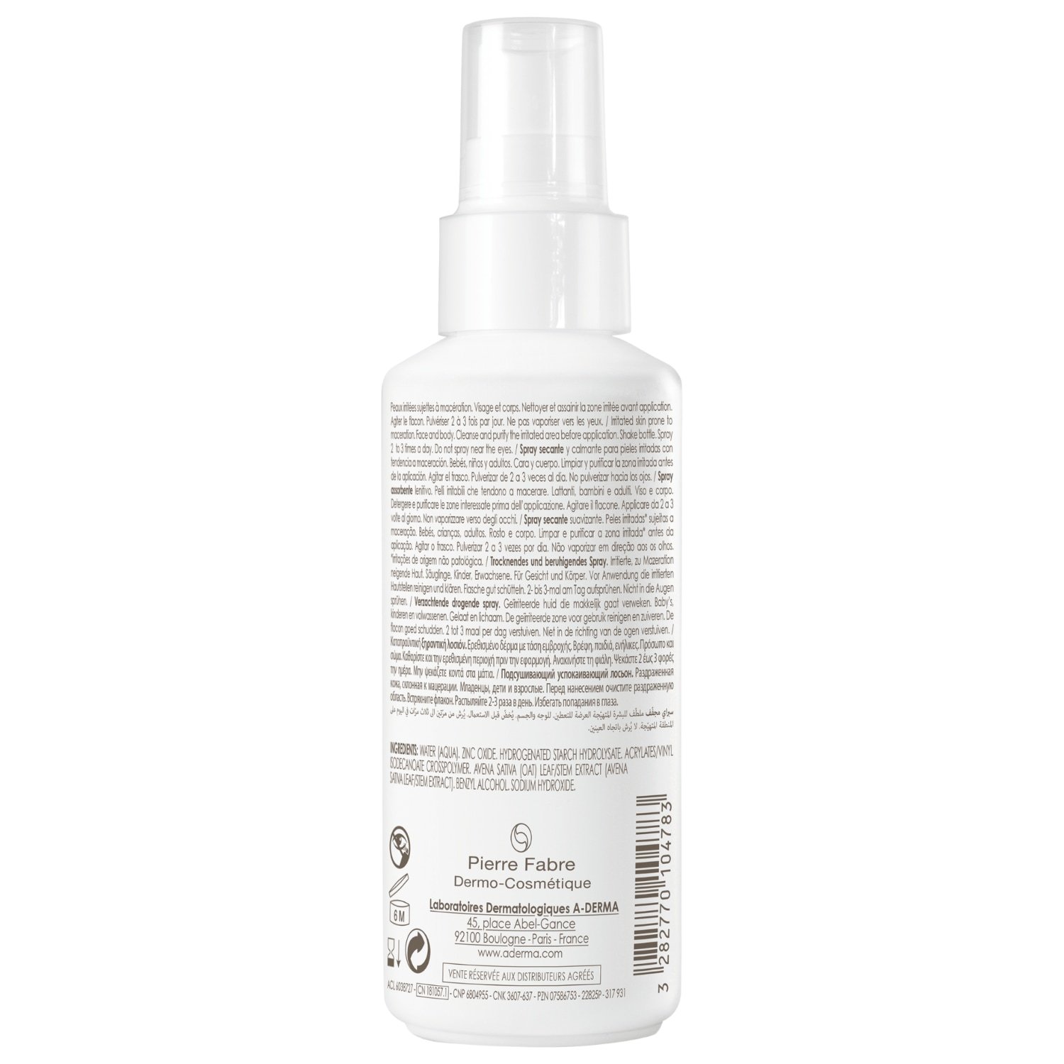 A-DERMA sprej za obraz CYTELIUM suhi sprej - 100 ml