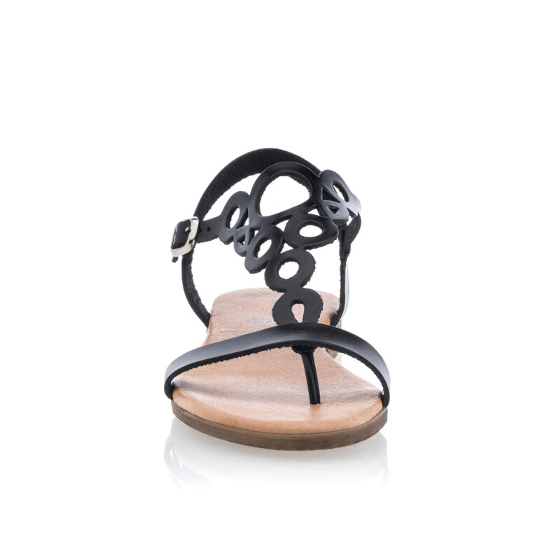 Chanclas negras para mujer / Sandalias de dedo