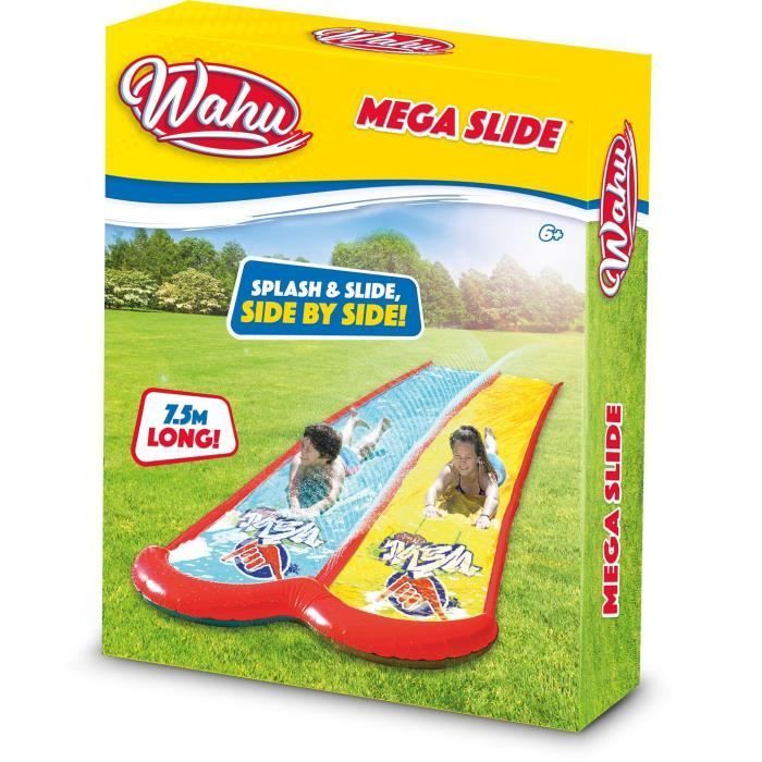 Wahu Mega Slide Reuzenwaterglijbaan 7,5 m - Speeltoestel voor de tuin - GOLIATH - Wit - 2 jaar garantie