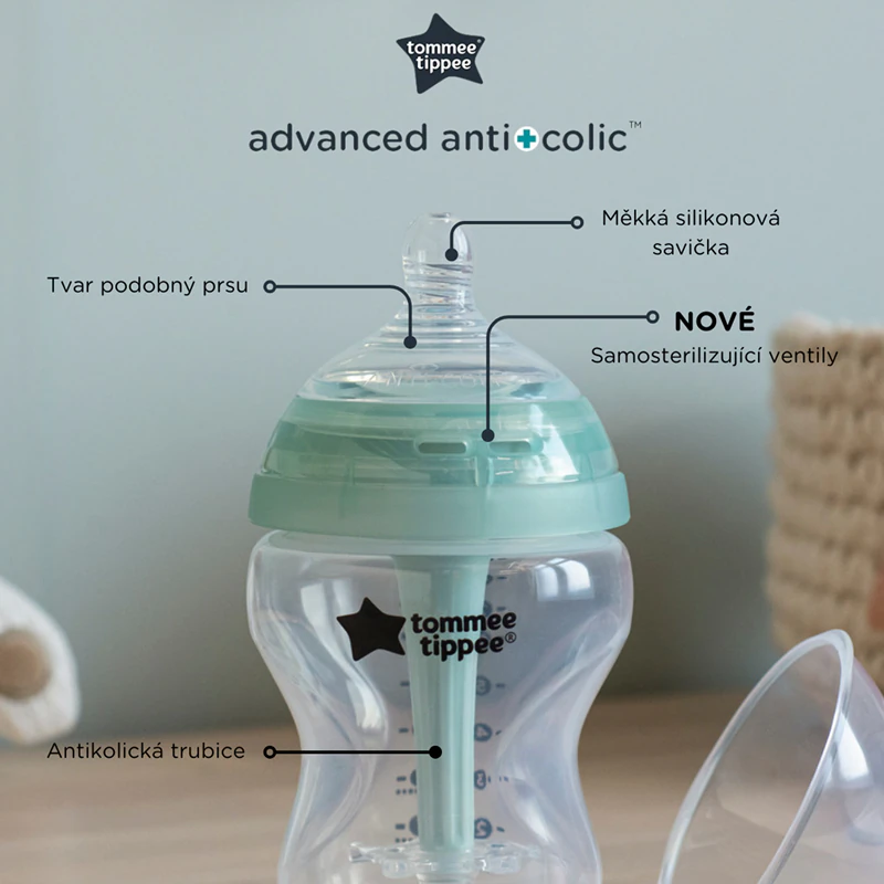 Mamadeira anticólica avançada Tommee Tippee