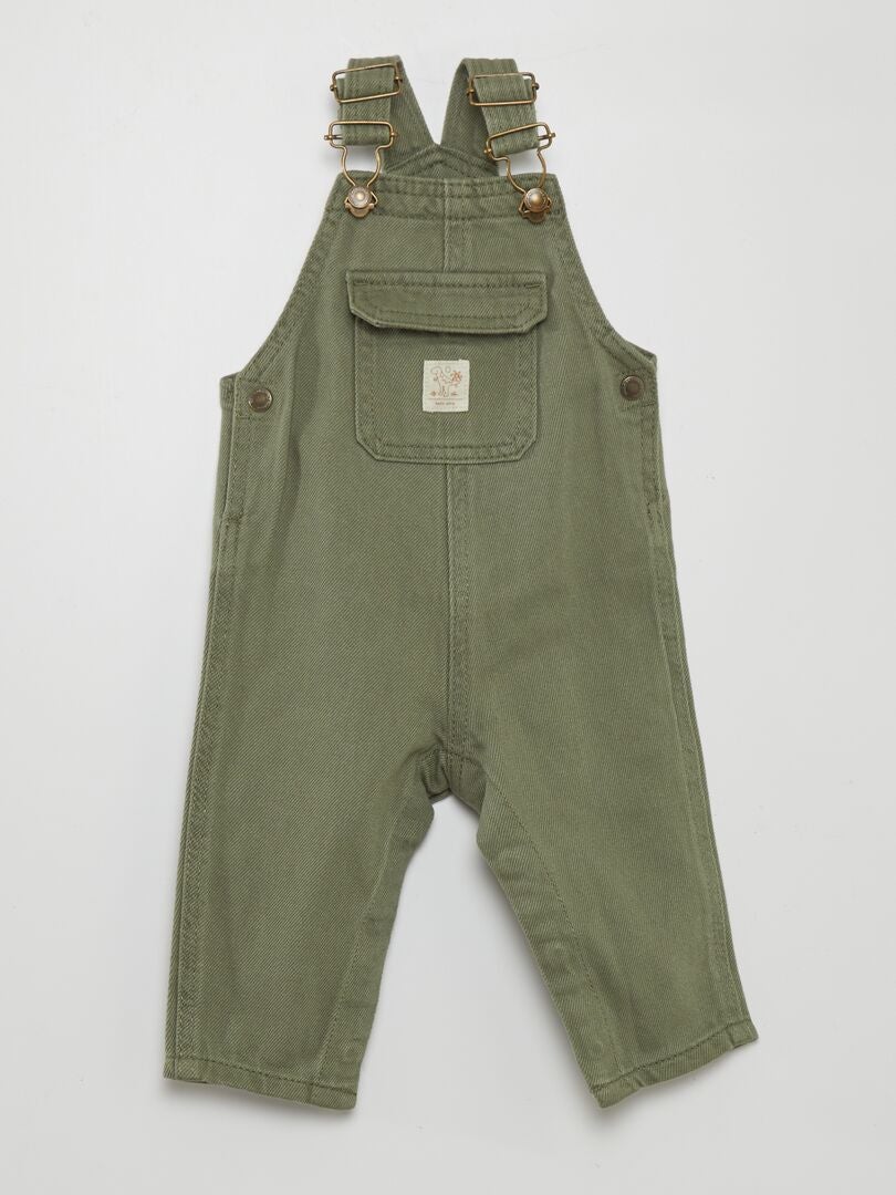 Effen lange overall - GROEN