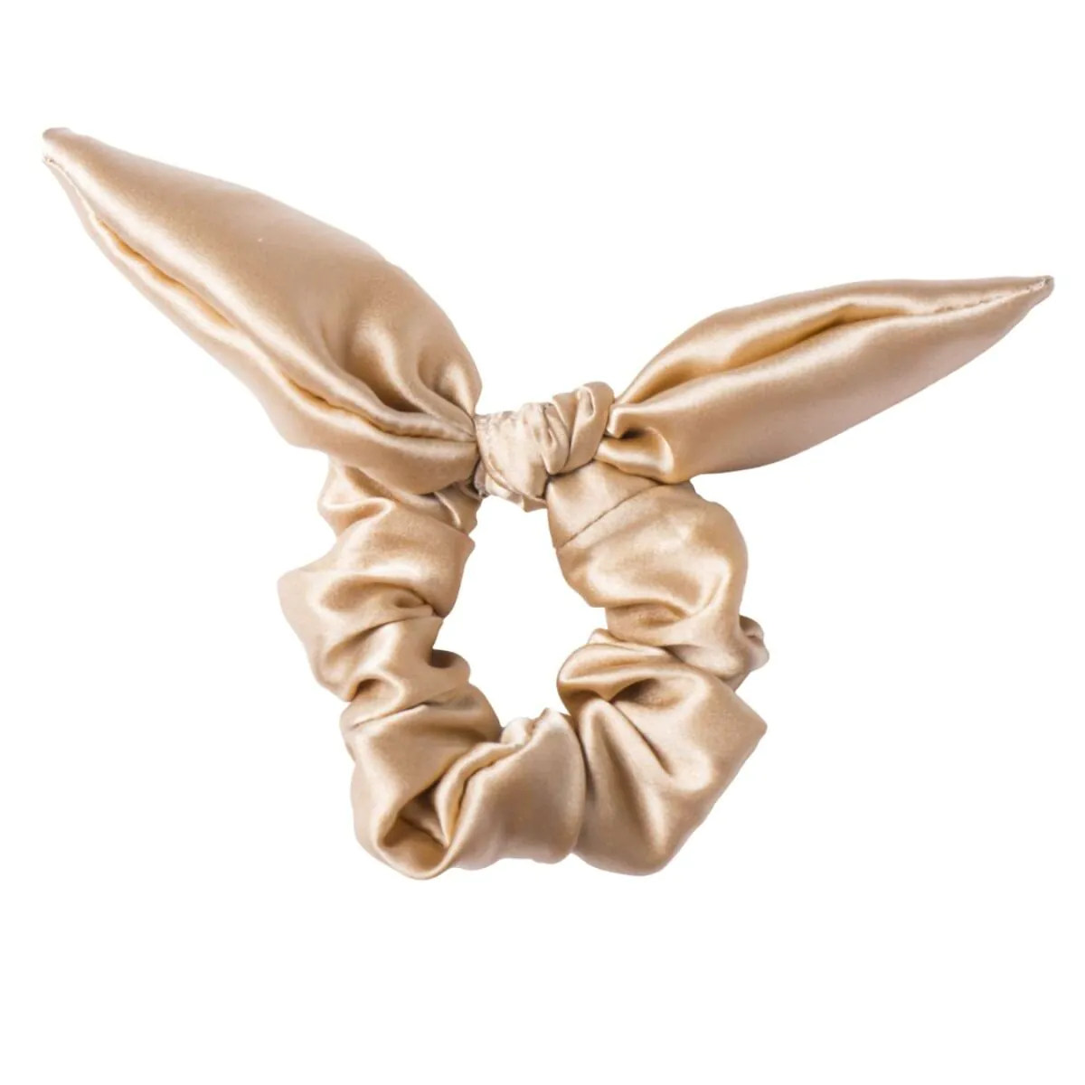 Cat&Cat Jedwabna Gumka do włosów z Uszkami Beżowa