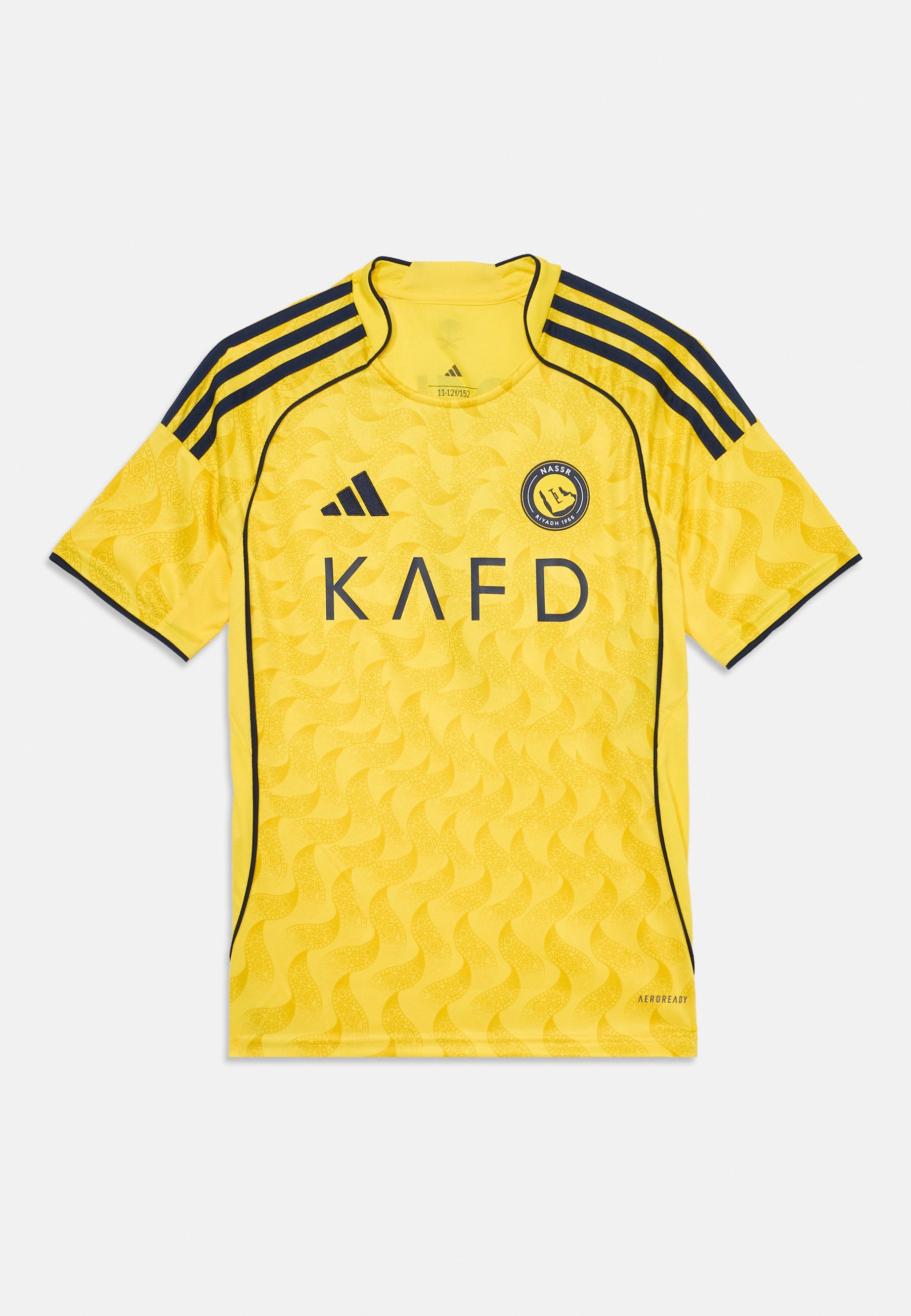 adidas Performance AL NASSR HOME REPLICA KIDS - T-skjorte med print - black/white