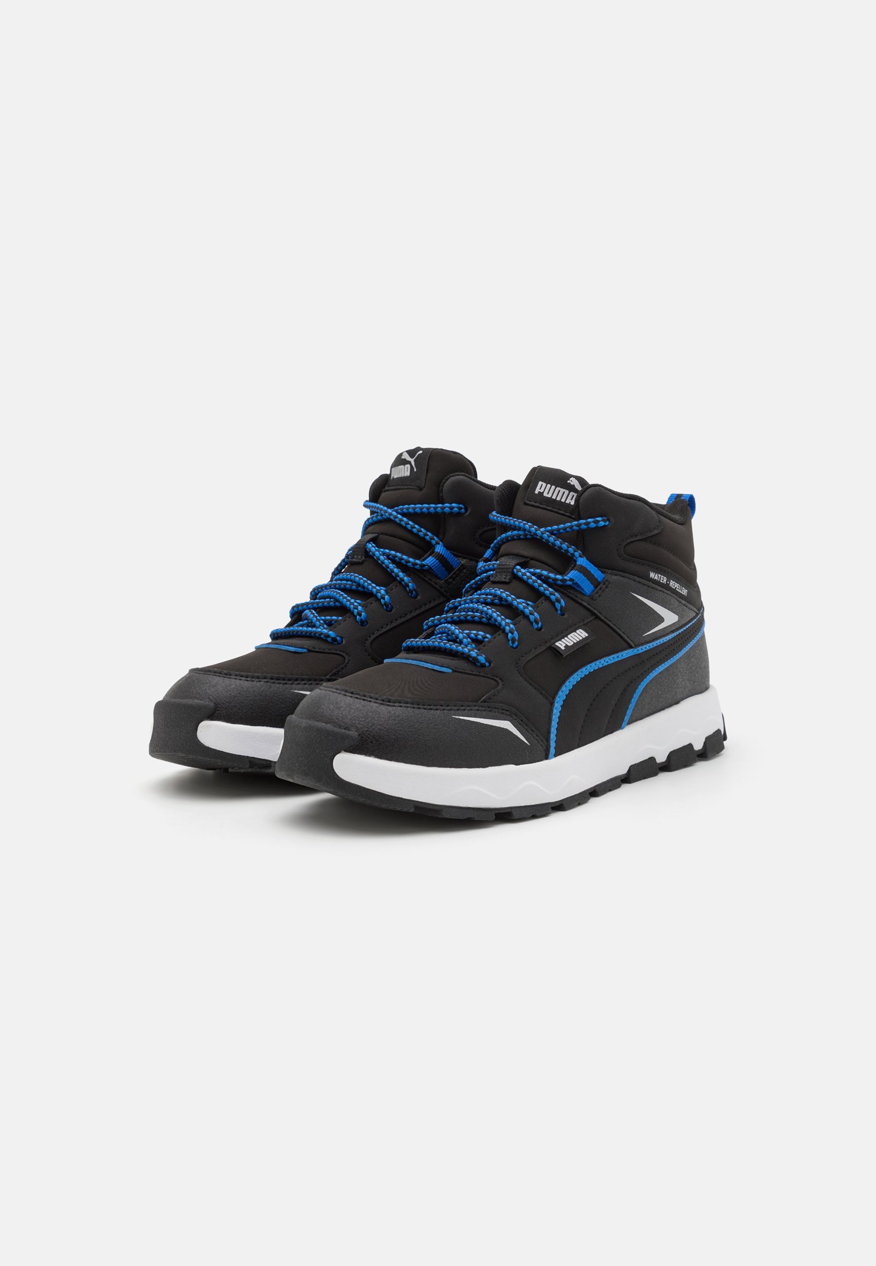 Puma EVOLVE TRAIL JR UNISEX - Wandelschoenen - zwart/blauw