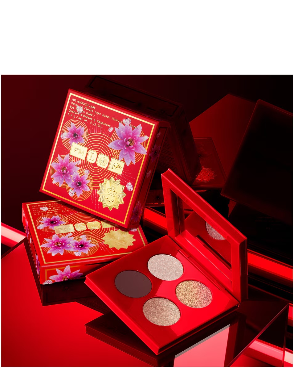 Paletă fard de pleoape Pat McGrath cu patru farduri de pleoape