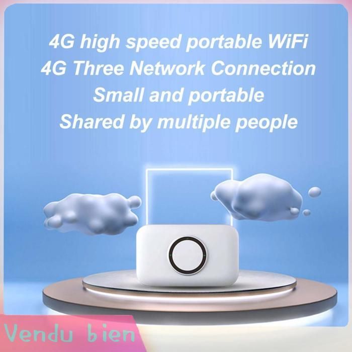Router WiFi Garosa 4G Mini Router Wireless 4G LTE Hotspot WiFi Mobile CON Slot per Scheda SIM, Pacchetto Computer