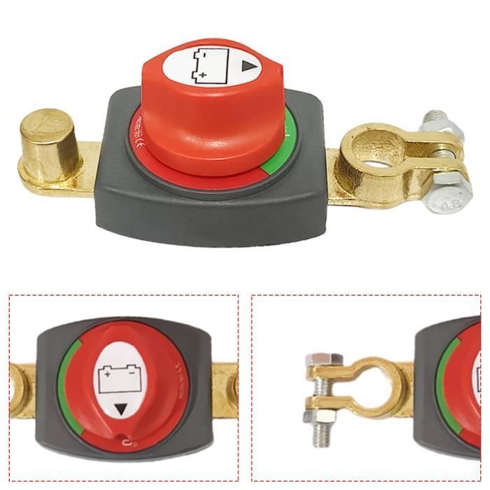 Interrupteur de batterie MIOLOE 12-48 V-pour voitures, bateaux, caravanes, camping-cars, tondeuses à gazon autoportées