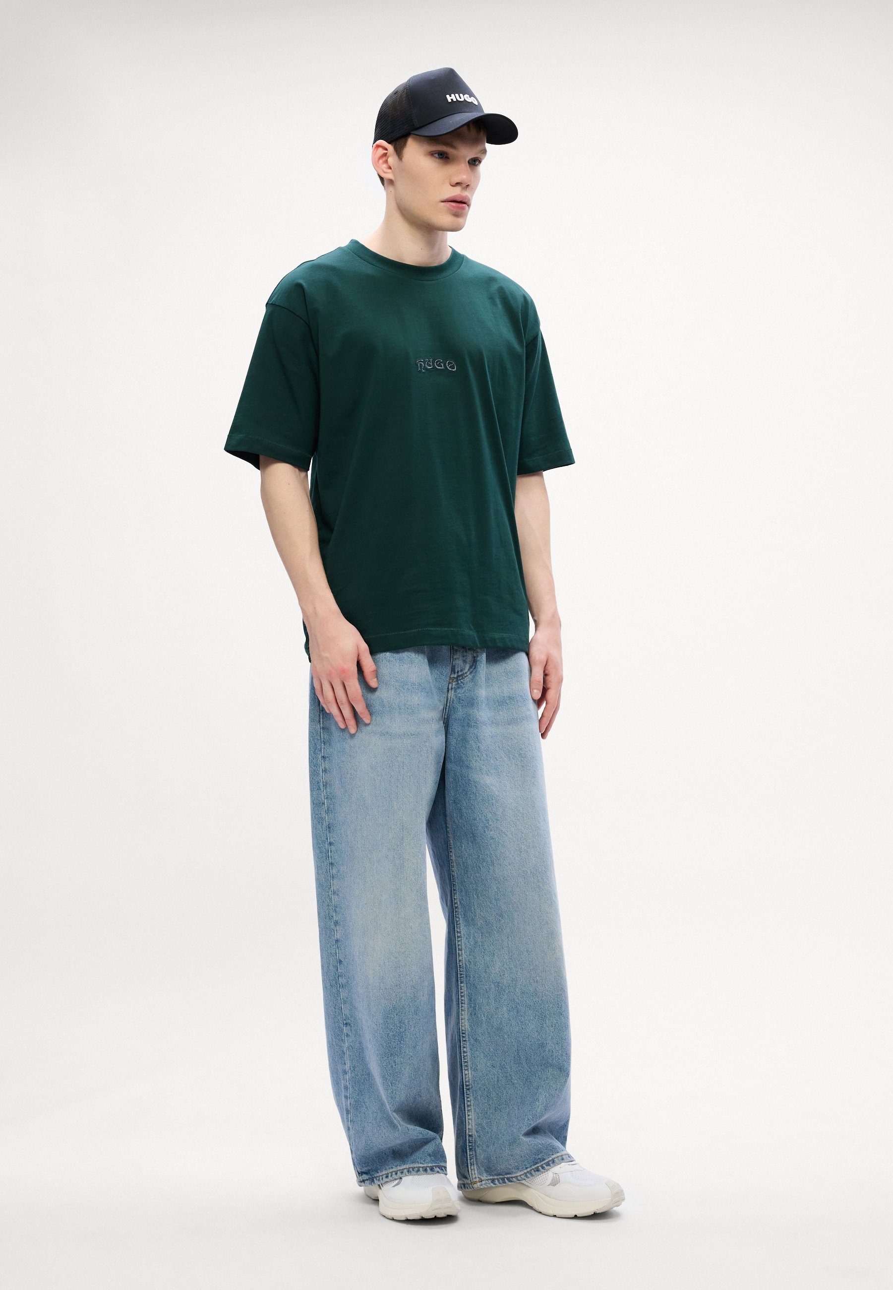 T-shirt imprimé HUGO DADSU - vert ouvert