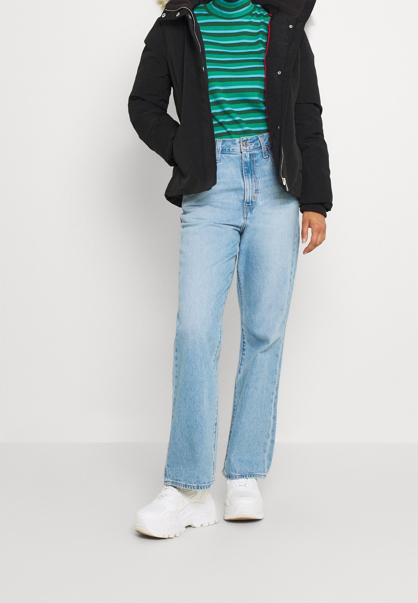 Tommy Jeans donsjack - zwart