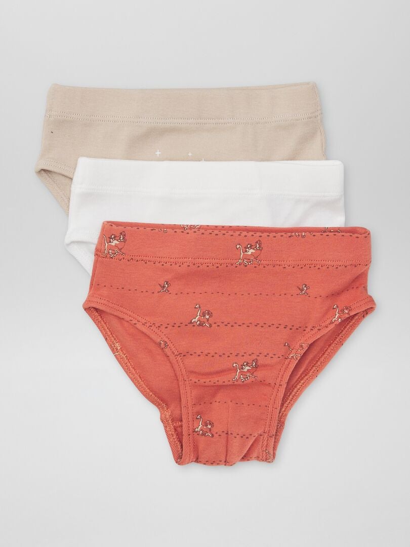 Conjunto de 3 calzoncillos 'Simba' de 'Disney' - simba