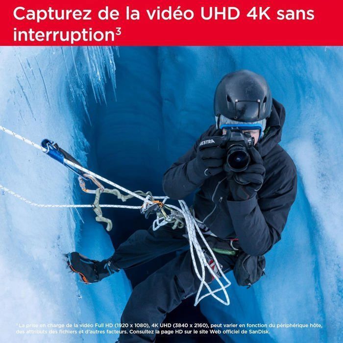 SanDisk 256GB Extreme PRO SDXC RescuePRO Deluxe card, up to 200MB/s, UHS-I, Class 10, U3, V30