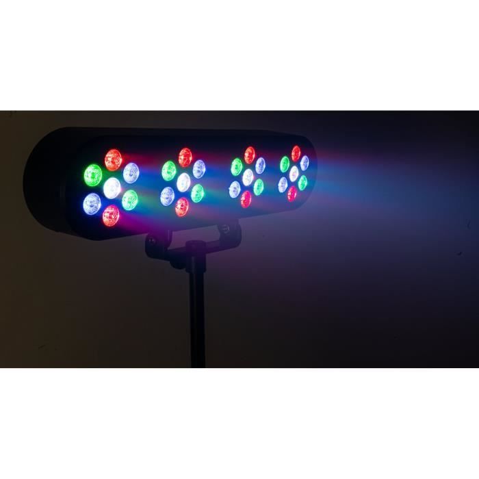 Projecteur PAR LED - PARTY LIGHT & SOUND - FUNLED - Noir - Gris - Garantie 2 ans