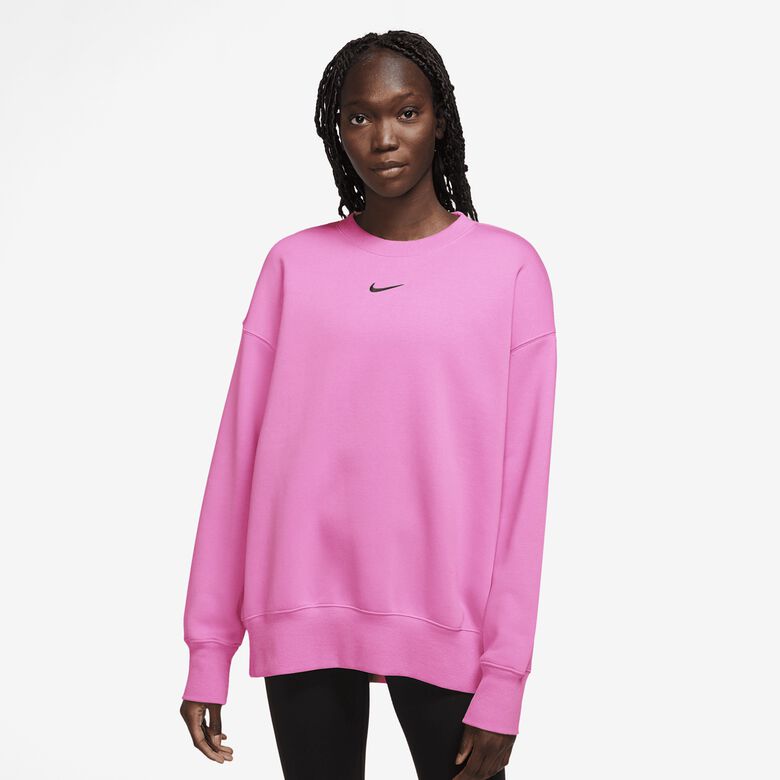 Felpa girocollo oversize Sportswear Phoenix in pile