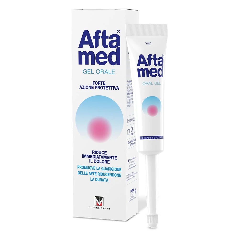 AFTAMED Gel Aftamed 10 ml después de la aplicación