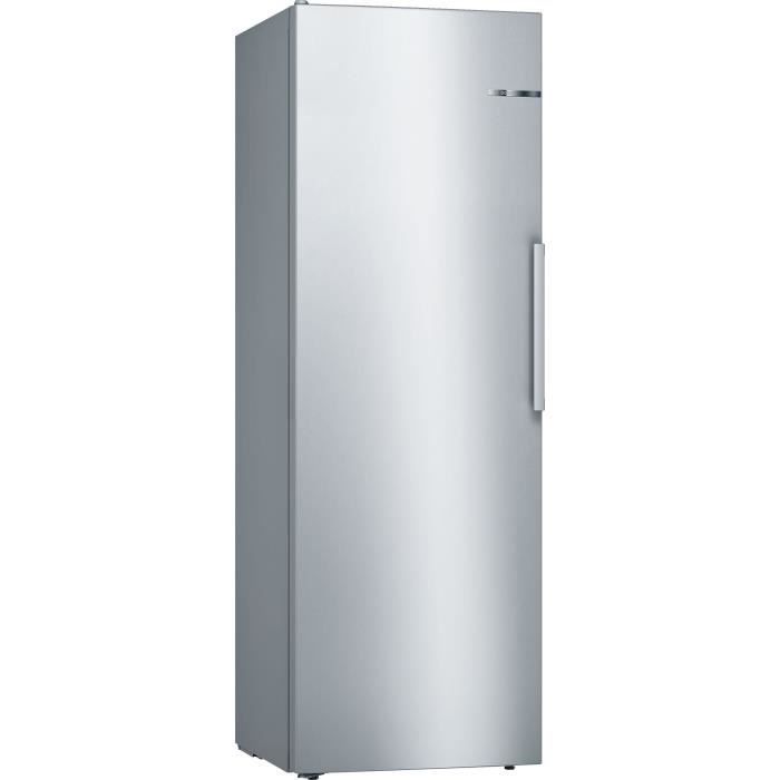 Frigorífico independiente - BOSCH KSV33LEP SER4 - 1 puerta - 324 L - 176 x 60 x 65 cm (alto x ancho x profundidad) - Acero inoxidable