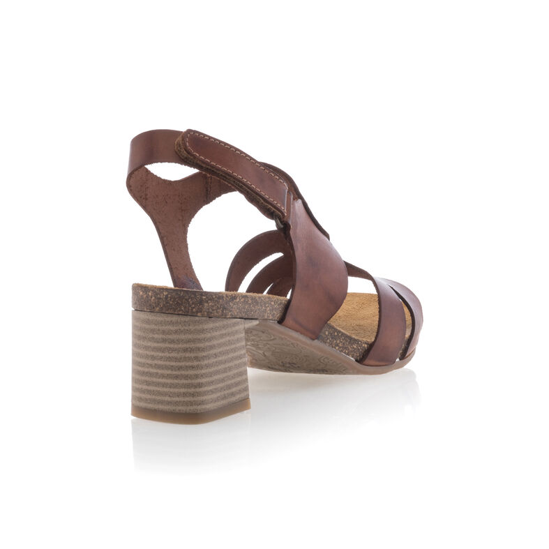 Sandalias marrones para mujer / Zapatos de punta abierta
