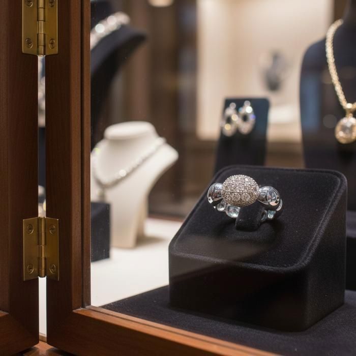 Anillo de mujer de plata de ley 925 rodiada – Banda ancha con circonitas cúbicas brillantes – Joyería con sello 925 – Idea de regalo de cumpleaños