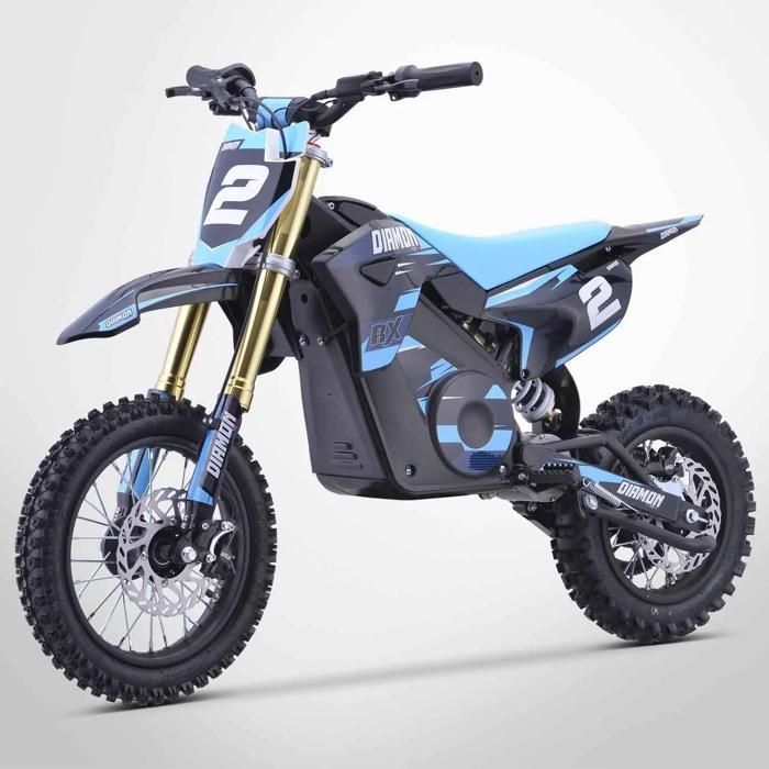 Moto Enfant Électrique 1300W / Moto cross ORION 1300W / 12/10 / Édition 2021 / Bleu