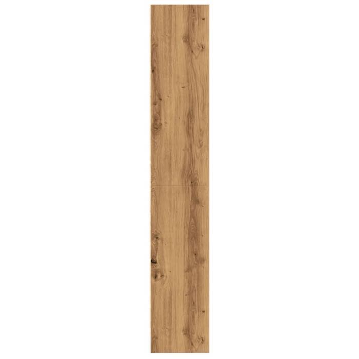 vidaXL Estantería de roble hecha a mano 60x24x143 cm Madera de ingeniería, Estantería, Soporte para libros, Soporte para libros, 857820