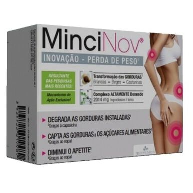 Mincinov-ravintolisä painonpudotukseen, Mincinov 60 tablettia.