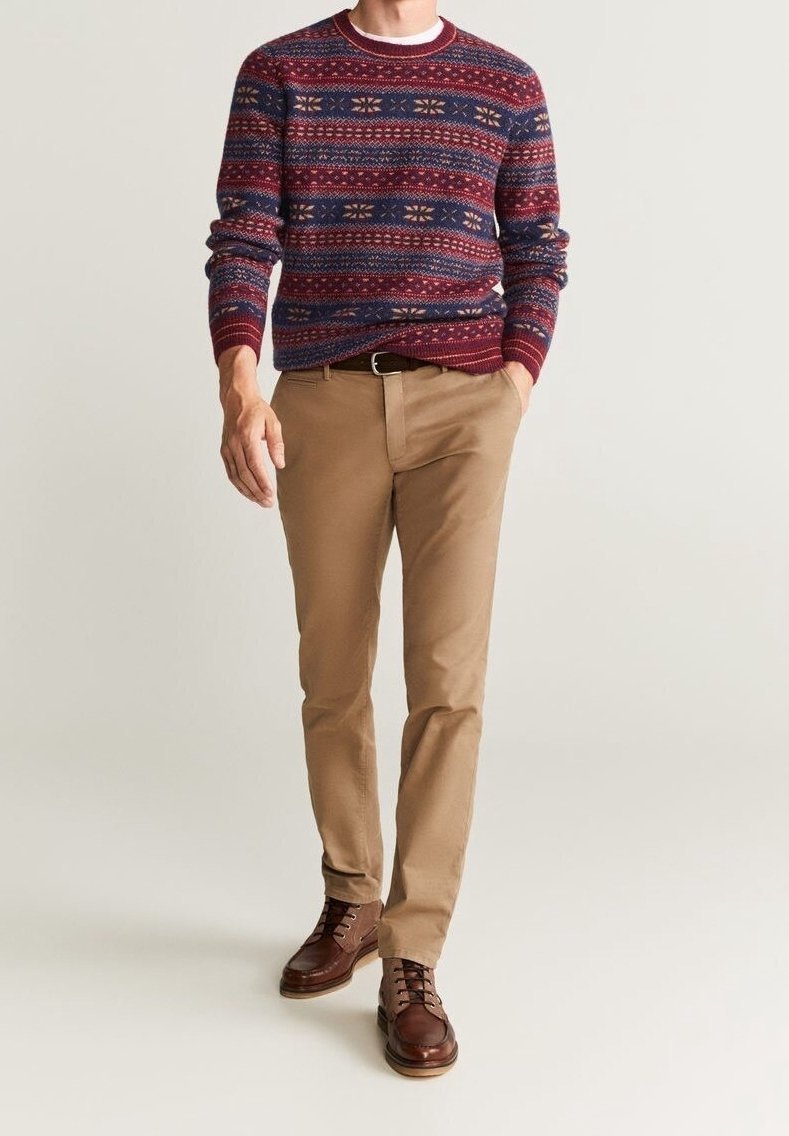 Maglione Mango - bordeaux