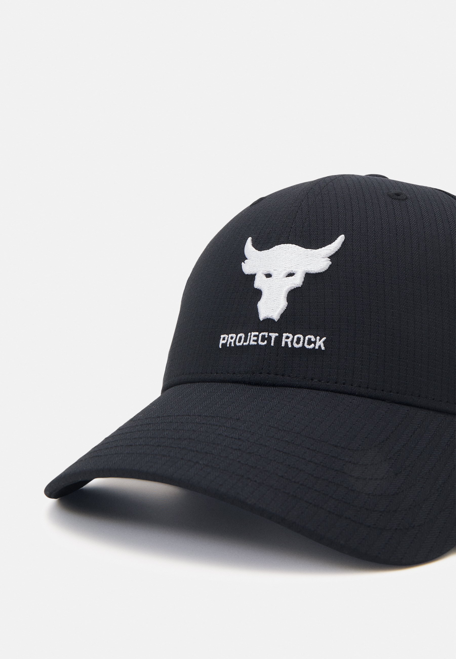 Under Armour PROJECT ROCK TRUCKER UNISEX - Pet - zwart/wit