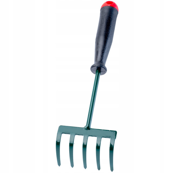 Grabki Grabie Ogrodowe Małe z Trzonem 25cm 5-Zębne