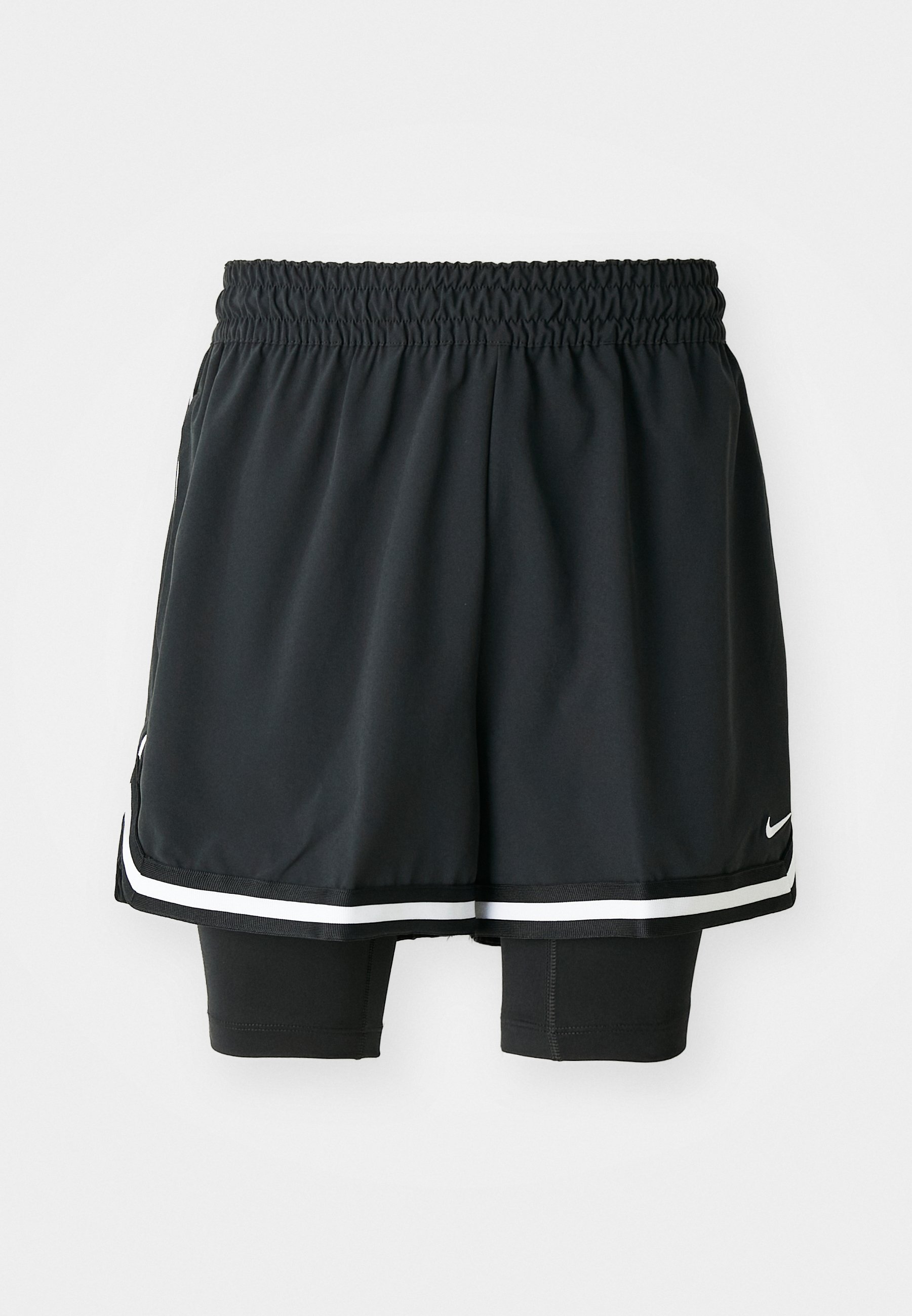 Nike Performance 2-IN-1 - 2-in-1 shorts - zwart/wit