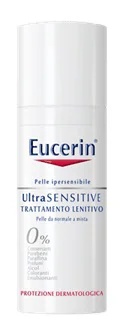 EUCERIN Eucerin UltraSensitive nomierinošā procedūra normālai un kombinētai ādai 50 ml Atvieglo paaugstinātu jutību