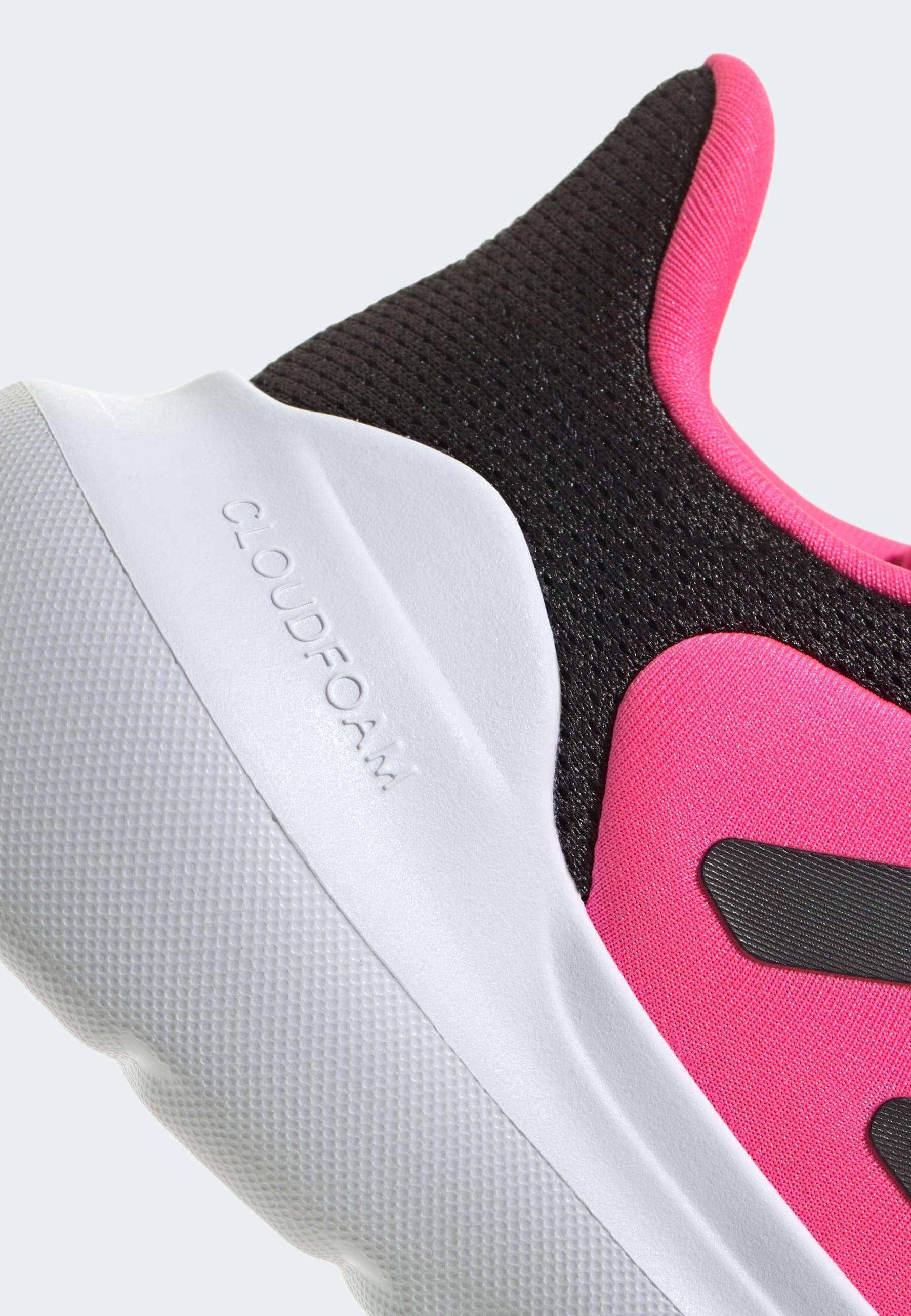 adidas Performance TENSAUR - Tênis de corrida de rua - preto, rosa claro