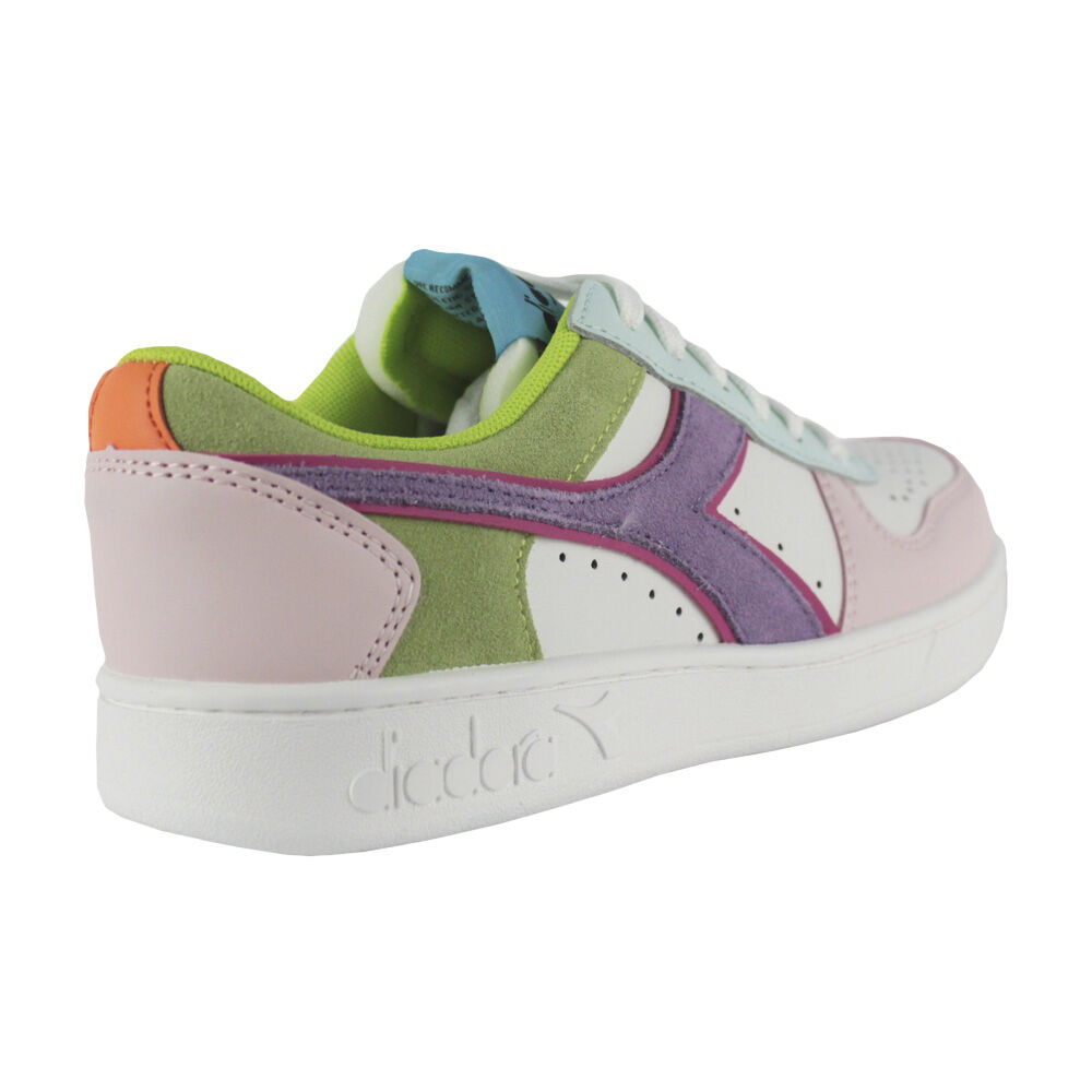 Zapatillas Diadora Magic Basket Low C9736 White/potpourri/blue Gras